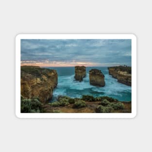 The Island Archway in the Loch Ard Gorge region, Port Campbell National Park, Victoria, Australia. Magnet