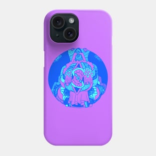 Blue Circle of Ornament Phone Case