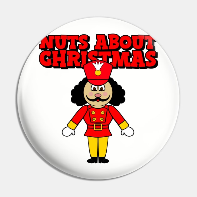 FUNNY Merry Christmas Toy Soldier Nutcracker Pin by SartorisArt1