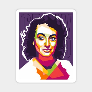 joan crawford wpap Magnet