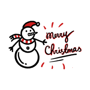 Merry Christmas Snowman T-Shirt