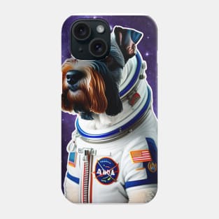 ASTRONAUT DOG ( Schnauzer ) Phone Case