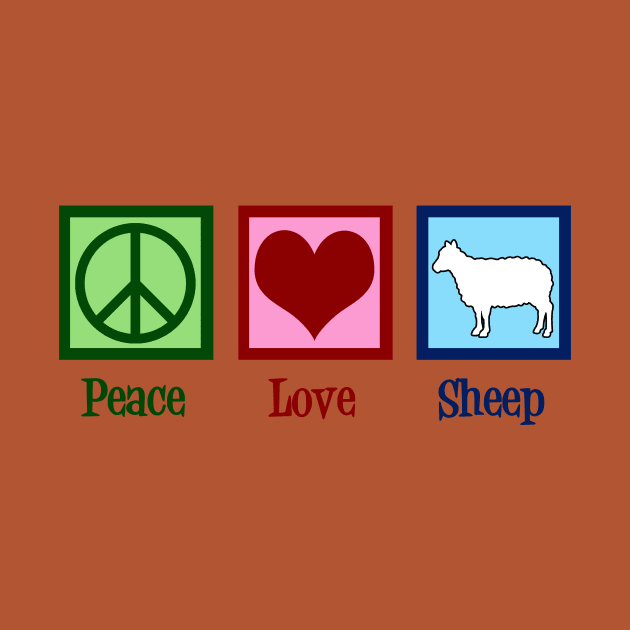 Peace Love Sheep by epiclovedesigns