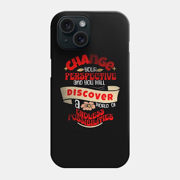 change your perspective - Simple Tee Phone Case by Demiclo