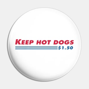 Keep hot dogs cheap Pin