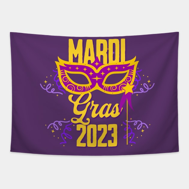 Mardi Gras Tapestry by Polynesian Vibes