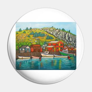 Colours of Quidi Vidi, Newfoundland Pin