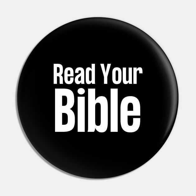 Read Your Bible Pin by HobbyAndArt