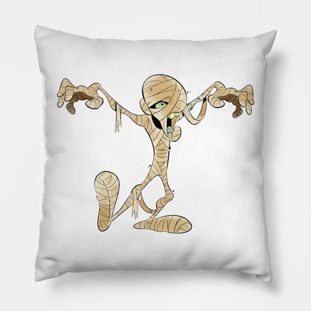 Mummy Pillow by FanartFromDenisGoulet