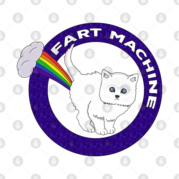 Fart Machine - Funny Cat Rainbow by DiegoCarvalho