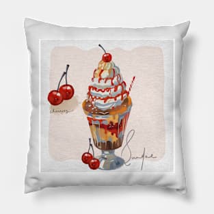 Sundays and Sundaes Pillow