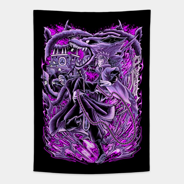 Minato X Obito Anime Fanart Tapestry by Planet of Tees