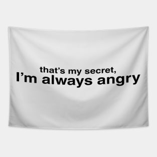 I'm Always Angry Tapestry