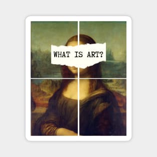 Mona Lisa, Art Collage Scrapbooking Leonardo da Vinci Academia Aesthetic Magnet