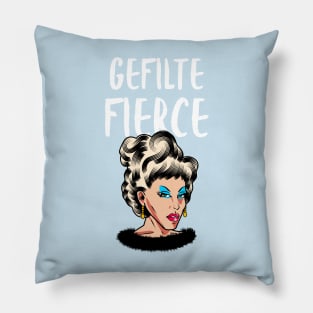 Gefilte Fierce Funny Jewish Themed T-Shirt Pillow