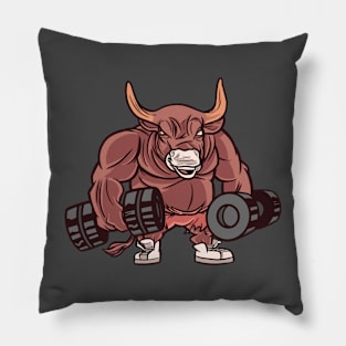 Gym Bull Pillow