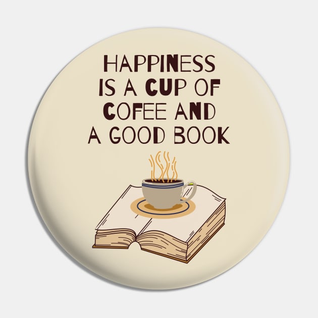 Happiness, coffee, a good book Pin by Faeblehoarder