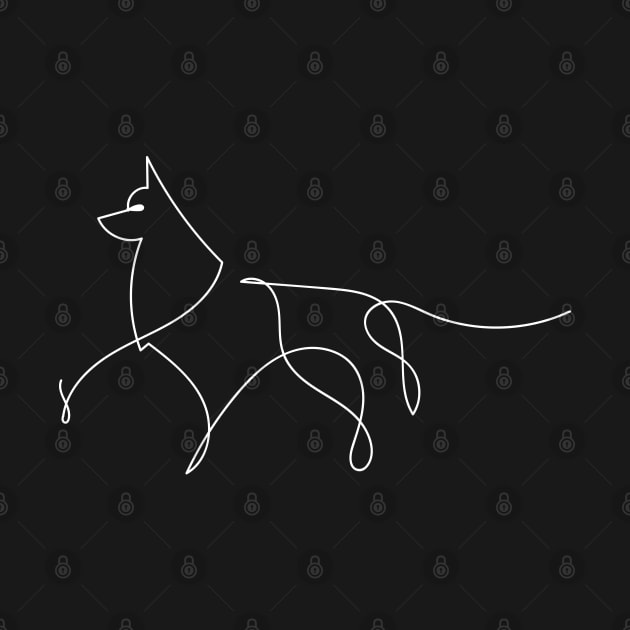 Dog | One Line Artist | Minimal Art | One Line Art | Minimalist by One Line Artist