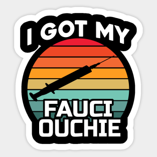 Fauci Ouchie Stickers Teepublic