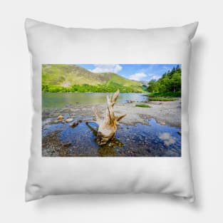 Buttermere Panorama With Driftwood Pillow