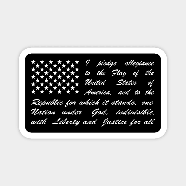 Pledge of Allegiance Flag Magnet by NeilGlover