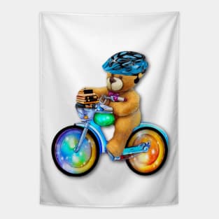 Bike Riding Tapestry