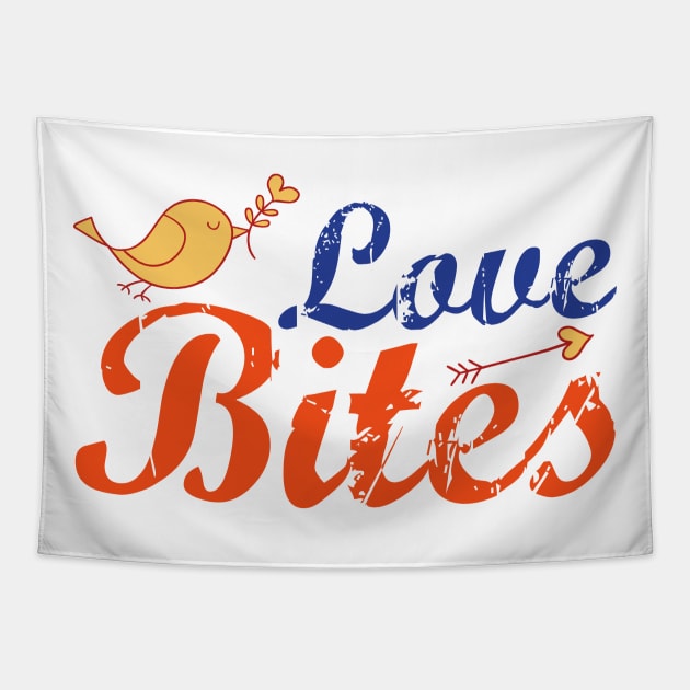 Love bites Tapestry by The Reluctant Pepper