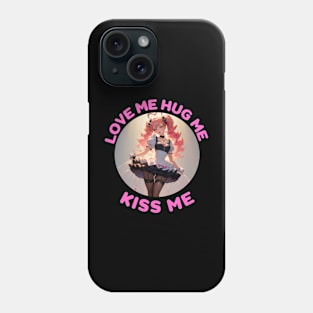 Anime Girl Love Me Beautiful Woman Anime Cosplay Phone Case