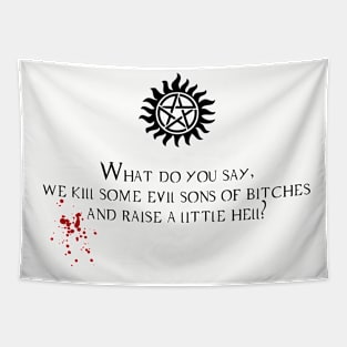 Raise a little hell Tapestry