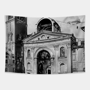 Historic and plastic medieval temple Tapestry