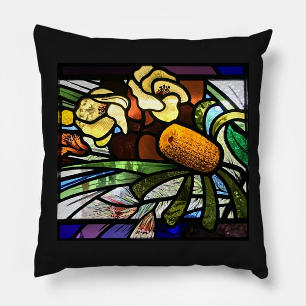 Bouquet of Australian Native Flowers Pillow by JHamilton