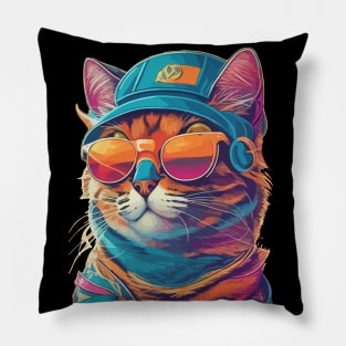 Pawsitively Purrfect - Meow-tastic Cat Puns Galore Pillow