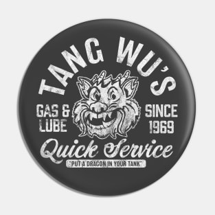 Tang Wu's Gas and Lube - Biker Style (1-Color - Worn - Reverse) Pin