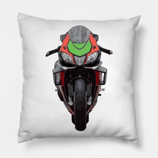 RSV4 RF Front View Illustration Pillow