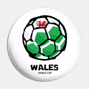 Wales Football Country Flag Pin