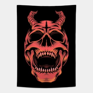 Demon Skull Tapestry