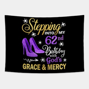 Stepping Into My 62nd Birthday With God's Grace & Mercy Bday Tapestry