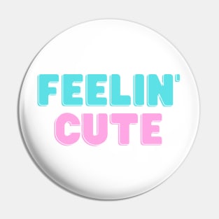 Feelin' Cute Floral Elegance Pin