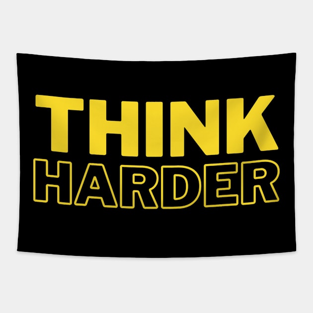 Think Harder Tapestry by suhwfan