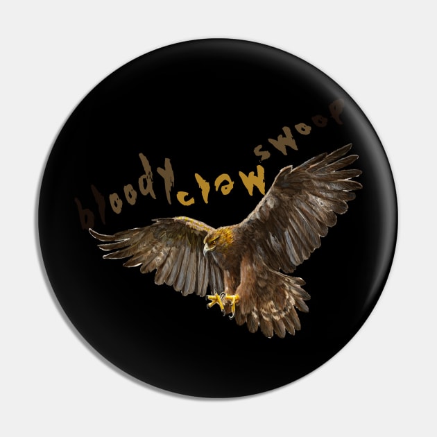 Bloody Eagle Pin by focusLBdesigns