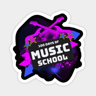 Cyberpunk Music Edition - 100 Days of School Magnet