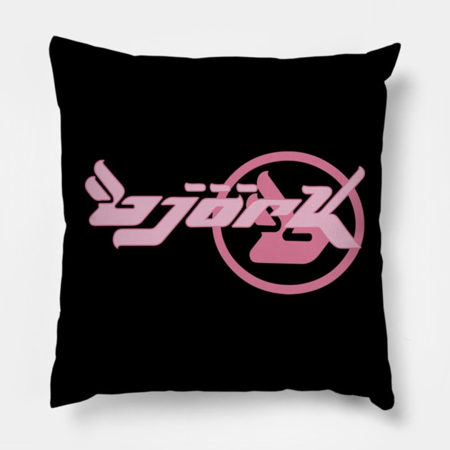 Dancing in the Dark with Bjork Pillow by Chibi Monster