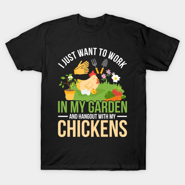 Farm Animal Garden Farmer Pet Chicken - Chicken - T-Shirt