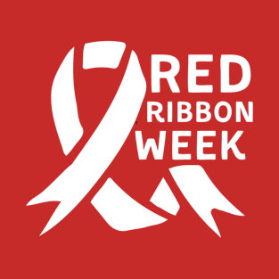 Red Ribbon Week We Wear Red Ribbon Week Awareness T-Shirt