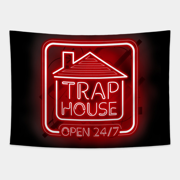 Trap house full house tapestry shop