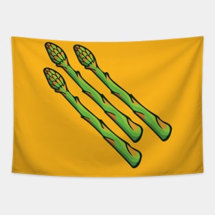 Green Asparagus Tapestry