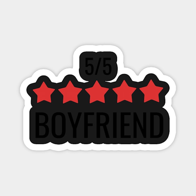 5 Star Boyfriend Review Magnet by MinnieWilks