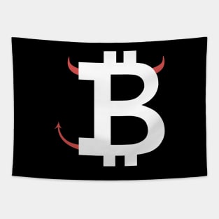 Bitcoin Devil Tapestry