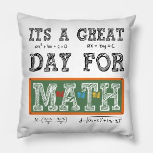 Math Teacher Pillow