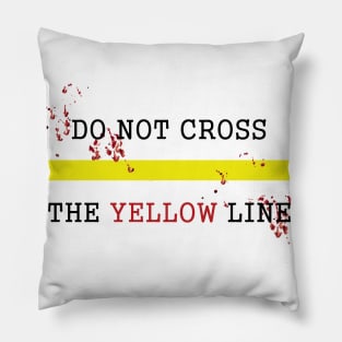 Yellow Line Pillow